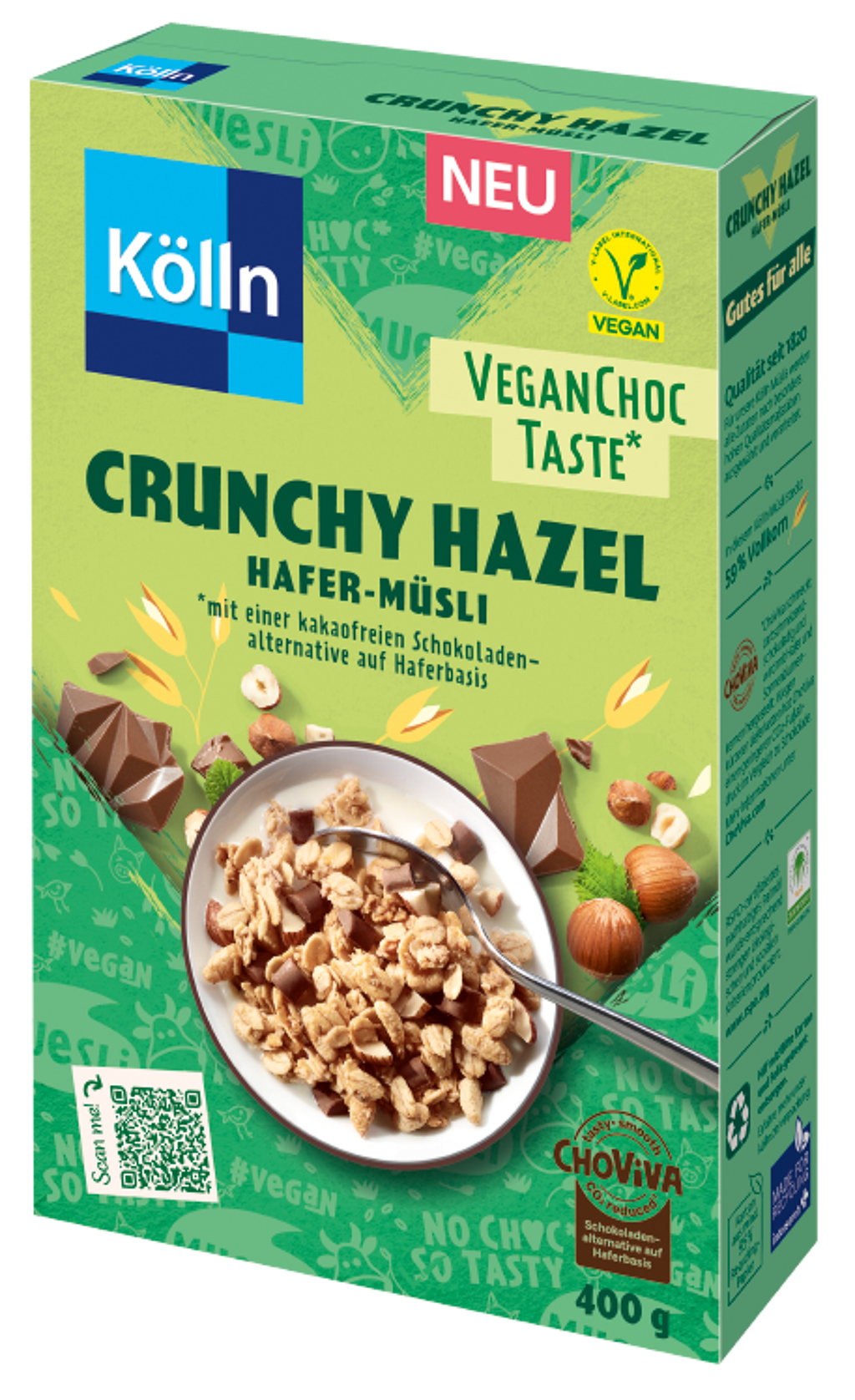 Oat Granola Hazel with ChoViva