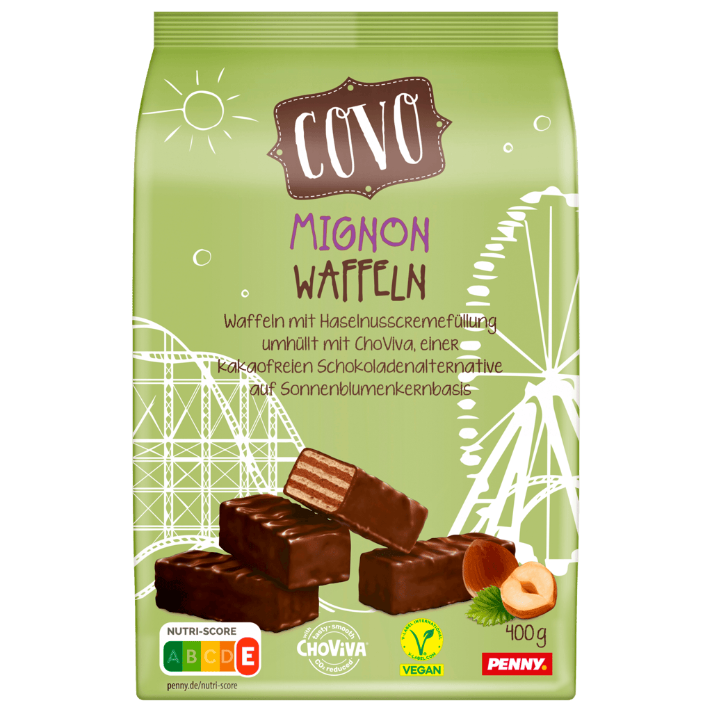 COVO Mignon Wafers vegan with ChoViva