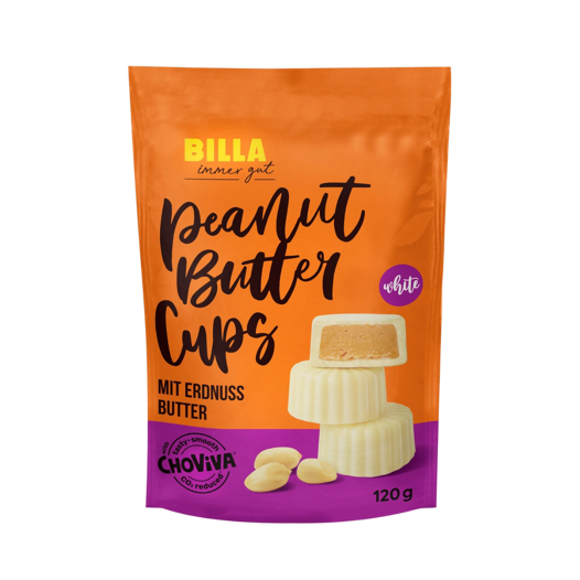 BILLA immer gut Peanut Butter Cups Blanc