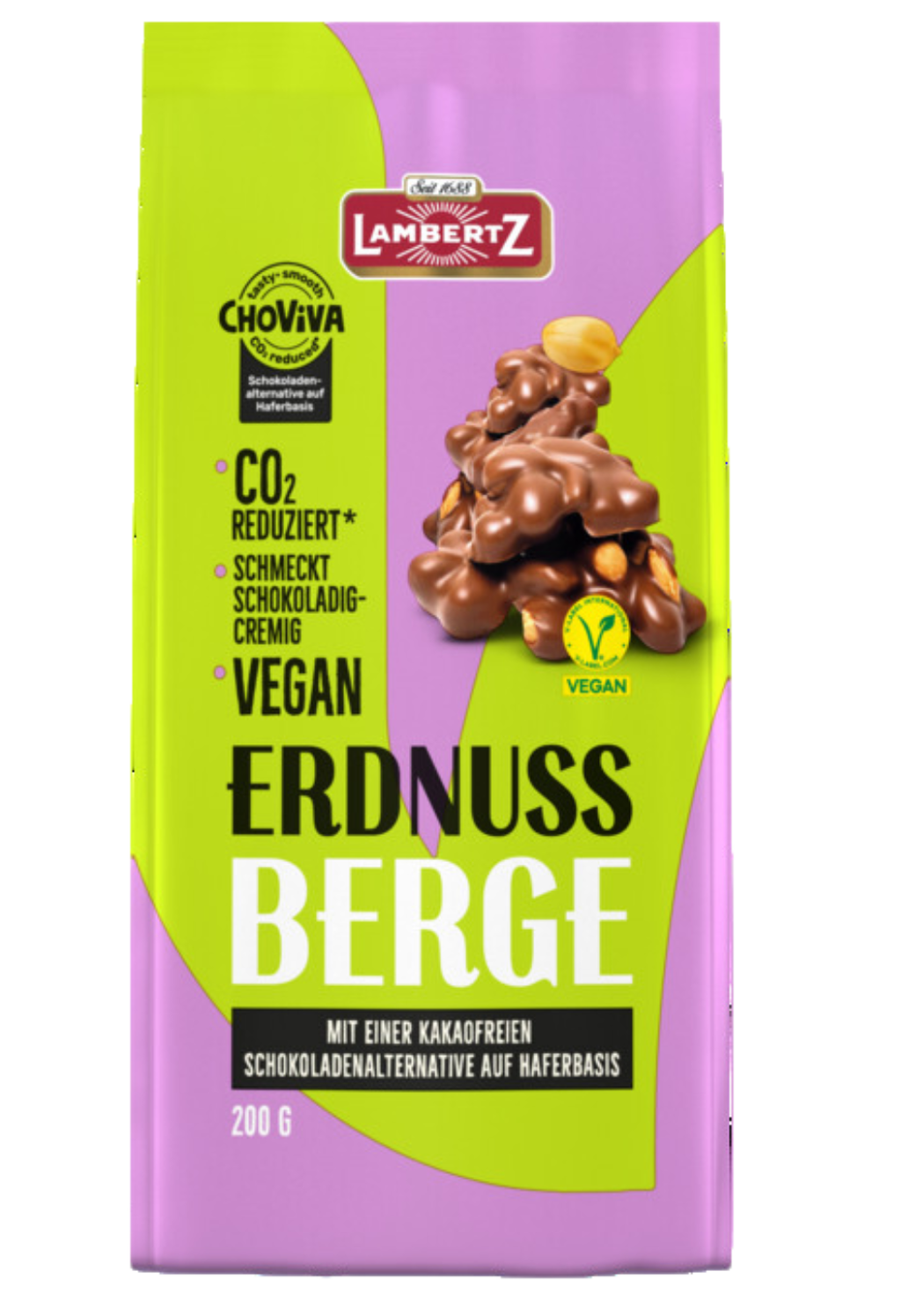 Erdnuss Berge with ChoViva Packshot by Lambertz
