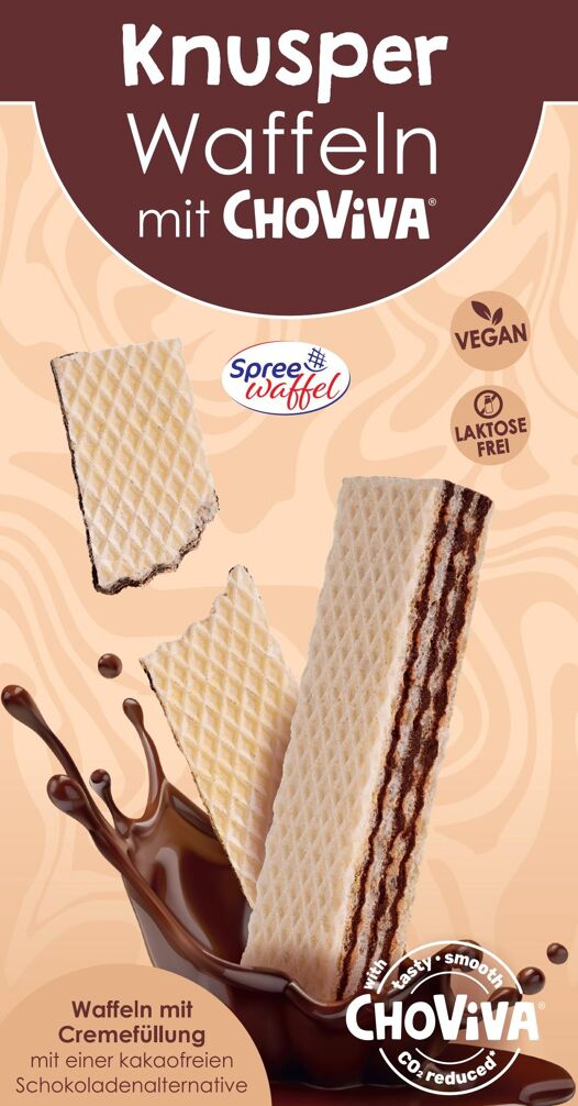 Gaufrettes croustillantes avec ChoViva