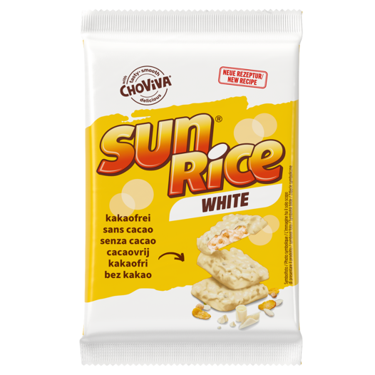 Sun Rice ChoViva Crunchy White Milk + Flakes snack 250g